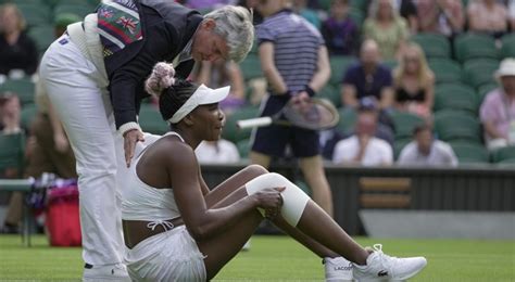 Venus Williams Falls Early First Match At Wimbledon Loses To Elina