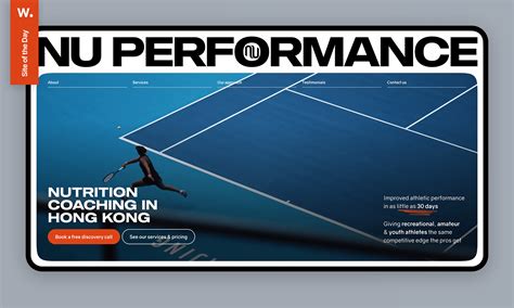 Elevating Athletic Nutrition: Nu Performance Website :: Behance