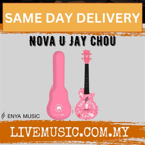 Enya Nova U Jay Chou Limited Edition Carbon Travel Concert Ukulele Pink