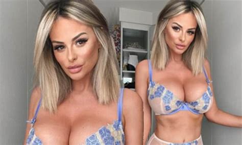 Rhian Sugden Shows Off Her Enviable Figure In A Racy Mesh Lingerie Set Daily Mail Online