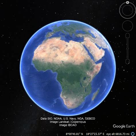 Africa Google Earth | U.S. Geological Survey