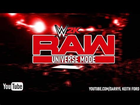 WWE 2K Universe Mode Raw August Week 1 PS4 YouTube