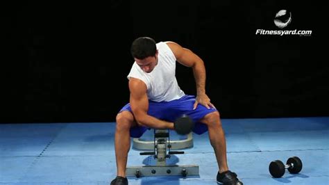 One Arm Dumbbell Concentration Curl Myworkouts Io