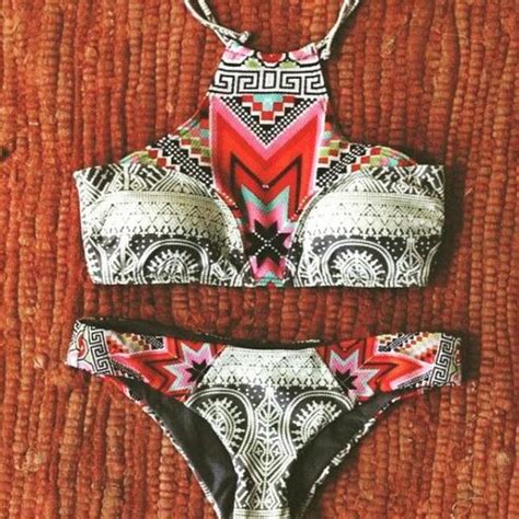 Sexy Print Bikini Swimsuit On Luulla