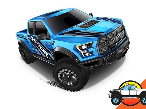 2017 Ford F150 Raptor Shop Hot Wheels Cars Trucks Race Tracks