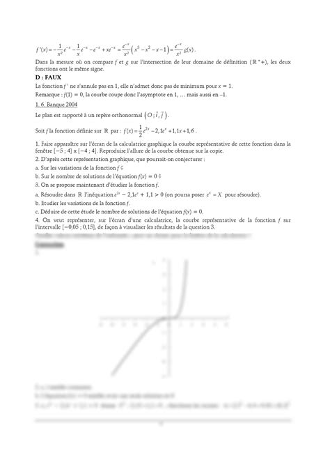 SOLUTION Fonctions Exponentielles Exercices Corriges 1 Studypool