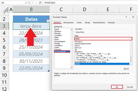 Nome Do Dia Da Semana De Uma Data No Excel Guia Do Excel