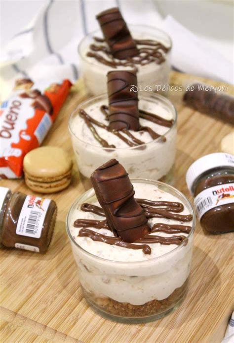 Mousse Kinder Bueno Et Nutella Les D Lices De Meryem