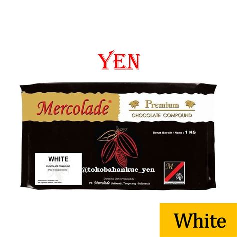 Jual Mercolade Premium White Chocolate Compound Coklat Batang Putih