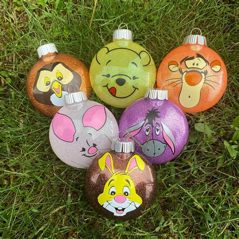 Personalized Winnie Pooh Bear Ornament Tigger Piglet And Etsy Vinyl