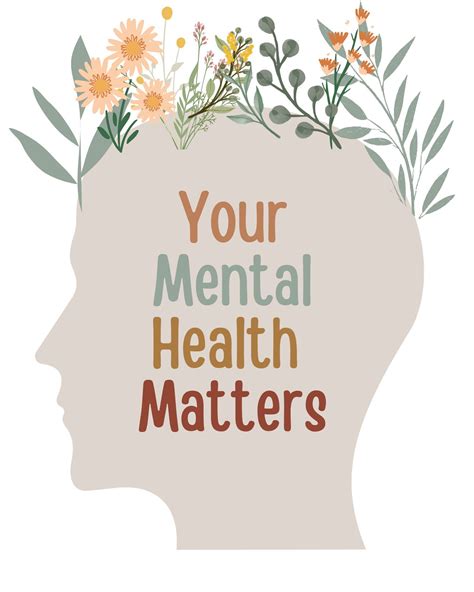 Your Mental Health Matters Poster Counseling Poster Etsy