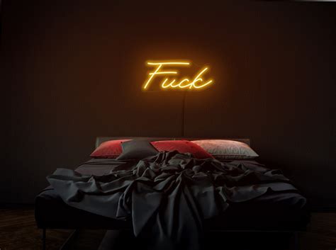 Fuck Neon Sign Fuck Sign Fuck Led Fuck Light Sign Fuck Etsy