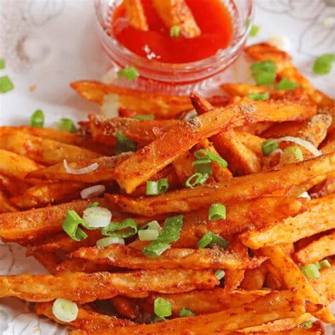 Air Fryer Masala Fries - Air Fryer Recipes