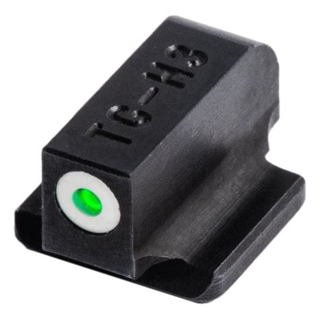 Truglo Tg231r2w Tritium Pro Black Green White Outline Front Sight