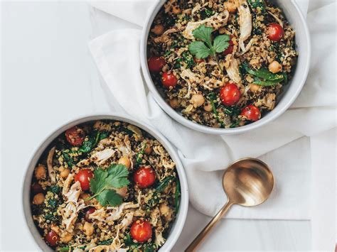 Moroccan Chicken Quinoa Salad Chloe Ting Recipes