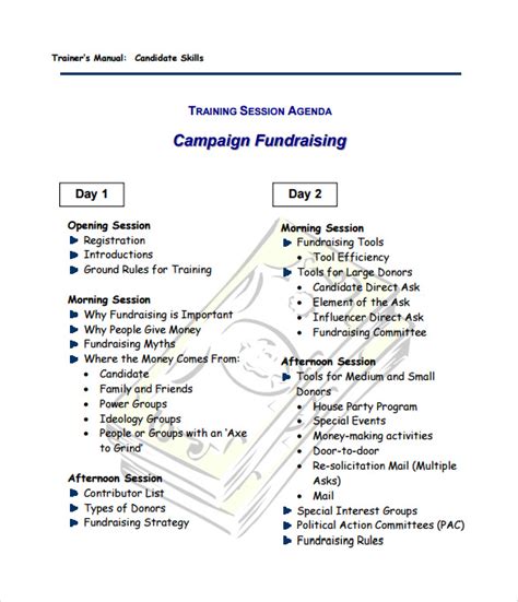 11 Free Fundraising Plan Templates Word Pdf Apple Pages