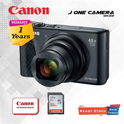 Canon Powershot Sx Hs Digital Camera Black Shopee Malaysia