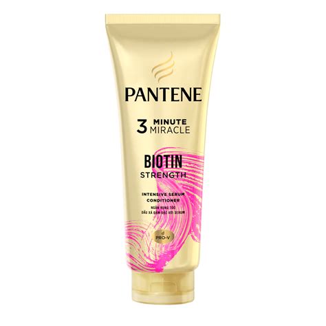 Pantene 3 Minute Miracle Hair Conditioner 180ml Collagen Repair Biotin Strength Keratin