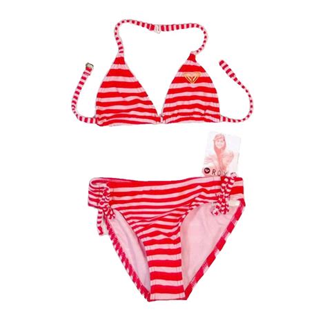 ROXY GIRL 女童 泳衣 比基尼 Bikini 比基尼泳衣 2件式泳衣 泳裝 零碼 特價 蝦皮購物