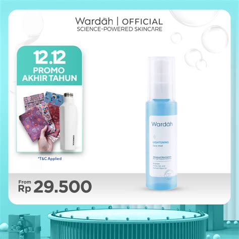 Wardah Lightening Face Mist 60 Ml Face Mist 3 In 1 Dengan Advanced