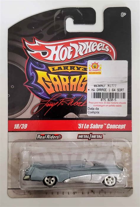 Embalagem Danificada Hot Wheels Larrys Garage 51 Le Sabre Concept Universo Hot Wheels