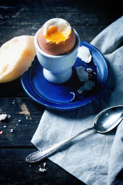 Premium Photo | Soft-boiled egg