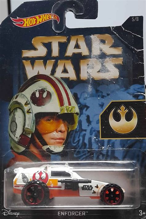 Embalagem Danificada Hot Wheels Star Wars Enforcer Universo Hot Wheels