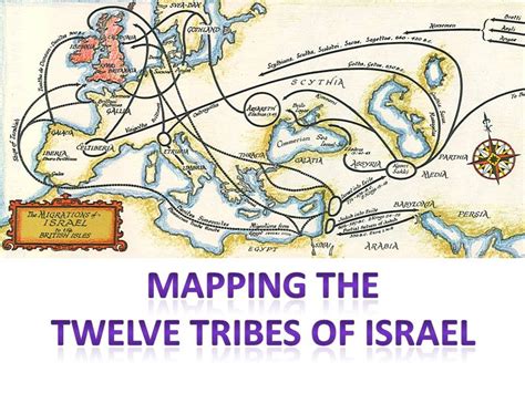 Lost Tribes Of Israel Map