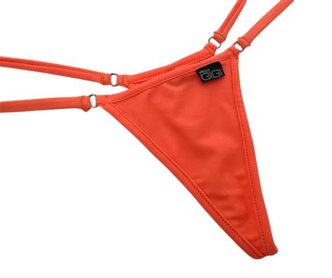Atomic Tangerine Mini Bikini Bottom Micro Gigi