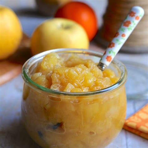 Compote De Pommes Et Coings Miel Et Vanille