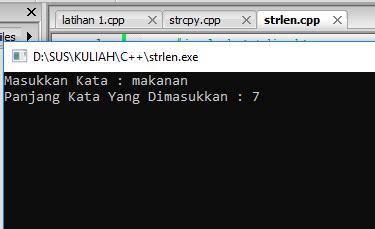 Informatika Fungsi Manipulasi String C