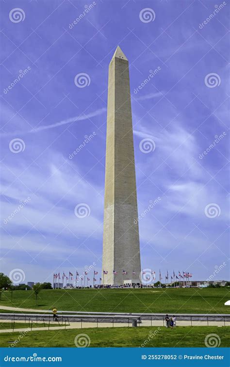 The Historic Washington Monument In Washington The Usa Stock