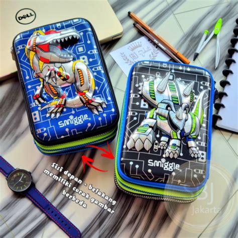 Jual Dijual Tempat Pensil Kotak Pensil Smiggle Illusion Triple Hardtop