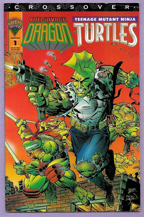 Savage Dragon Teenage Mutant Ninja Turtles Crossover Comic