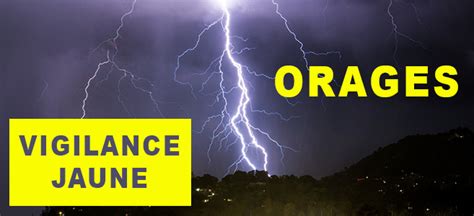 Vigilance jaune pour risque d orages actualisation Condécourt