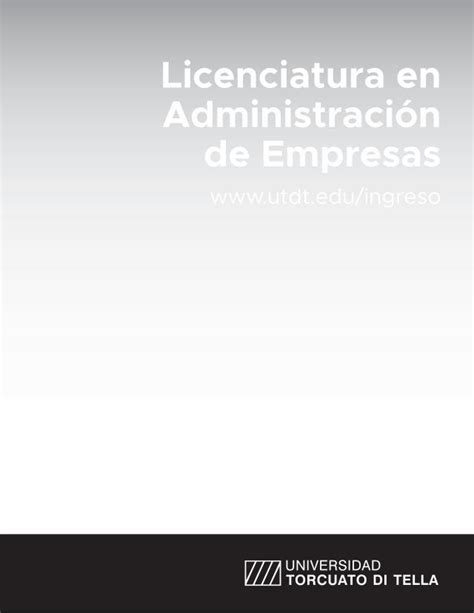 Pdf Licenciatura En Administraci N De Empresas Dokumen Tips