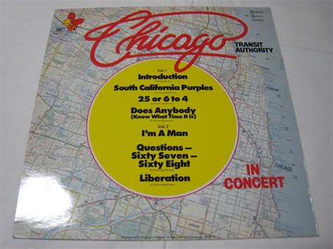 Yahoo オークション LP CHICAGO TRANSIT AUTHORITY LIVE IN CO