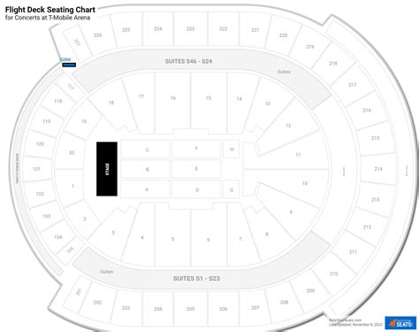 T Mobile Arena Seating Chart Nhl Cabinets Matttroy