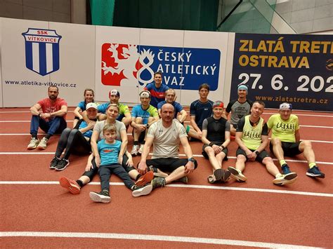 Trénink v atletické hale poprvé Atletický klub Emila Zátopka Kopřivnice