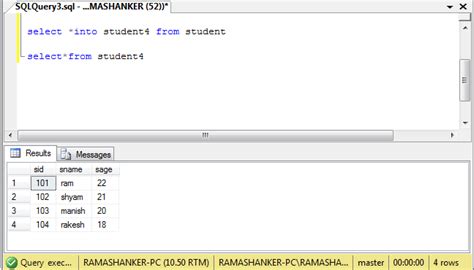 How To Copy Data From One Table To Another Table In Sql Server My Tutorials