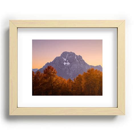 Loon Peak Aspen Autumn At Oxbow Bend By Nature Magick Recessed Framed ...