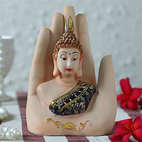 Buy Send Buddha Hand Idol Black Online FNP