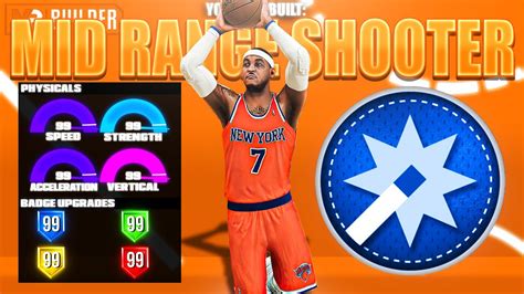 Best Mid Range Shooter Build On Nba K Rare Build Series Vol