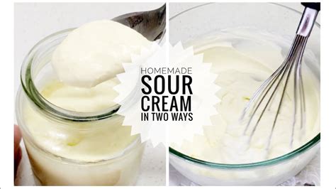 How To Make Buttermilk And Sour Cream At Home Youtube