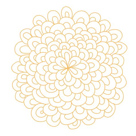 Rosette Flower Free Svg