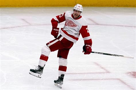 Lucas Raymond Earns Place In History Alongside Red Wings Legends