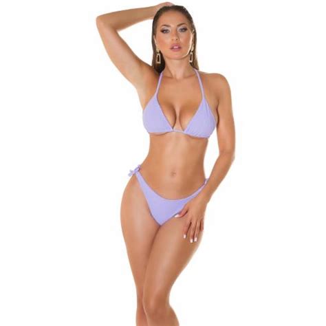 Comprar Bikini estilo Brasileño Lila Bikinis moda 2024