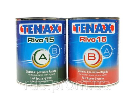 Купить Эпоксидный клей Tenax RIVO 15 (A+B) Paglierino (бежевый), 1+1 л ...