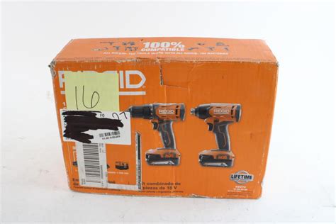 Ridgid V Tool Combo Kit Property Room