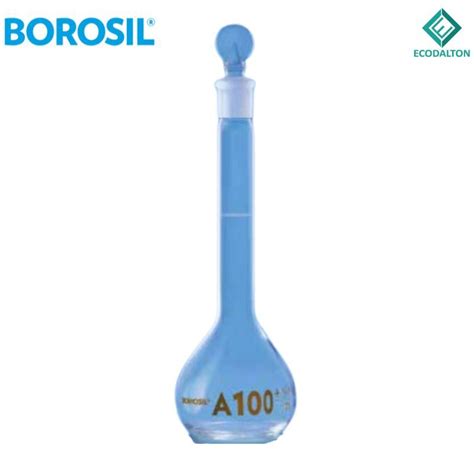 Borosil Volumetric Flasks 5 Ml Glass Stopper Class A Usp With Batch Certificate Shopee